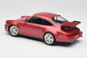 Porsche 911 964 Turbo Red Minichamps 1:18 155069102 Diecast - image 5 of 6