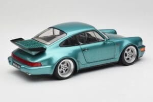 Porsche 911 964 Turbo Wimbledon Green Metallic Solido 1:18 S1803407 Diecast - image 3 of 8
