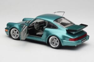 Porsche 911 964 Turbo Wimbledon Green Metallic Solido 1:18 S1803407 Diecast - image 5 of 8