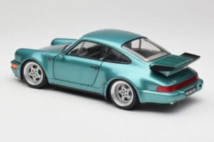 Porsche 911 964 Turbo Wimbledon Green Metallic Solido 1:18 S1803407 Diecast - image 7 of 8