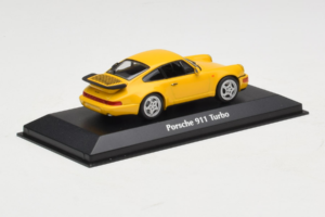 Porsche 911 964 Turbo Yellow MaxiChamps 1:43 940069104 Diecast - image 2 of 4