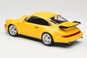 Porsche 911 964 Turbo Yellow Minichamps 1:18 155069100 Diecast - image 5 of 6