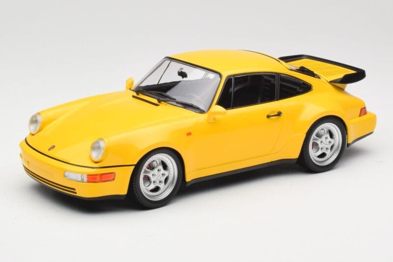 Porsche 911 964 Turbo Yellow Minichamps 1:18 155069100 Diecast