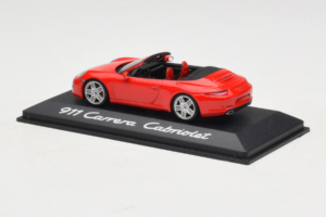 Porsche 911 991 Carrera Cabriolet Red Minichamps 1:43 WAP0200120C Diecast - image 3 of 4