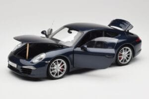 Porsche 911 991 Carrera S Blue Metallic Minichamps 1:18 WAP0210200C Diecast - image 2 of 8