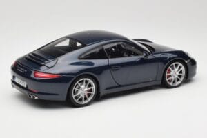 Porsche 911 991 Carrera S Blue Metallic Minichamps 1:18 WAP0210200C Diecast - image 3 of 8