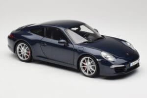 Porsche 911 991 Carrera S Blue Metallic Minichamps 1:18 WAP0210200C Diecast - image 6 of 8