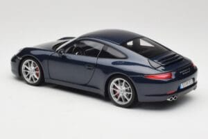 Porsche 911 991 Carrera S Blue Metallic Minichamps 1:18 WAP0210200C Diecast - image 7 of 8