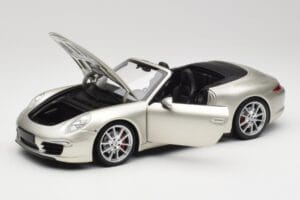 Porsche 911 991 Carrera S Cabriolet GT Silver Metallic Minichamps 1:18 100061030 Diecast - image 2 of 8