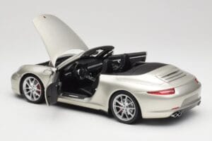 Porsche 911 991 Carrera S Cabriolet GT Silver Metallic Minichamps 1:18 100061030 Diecast - image 5 of 8