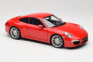 Porsche 911 991 Carrera S Guards Red Minichamps 1:18 100061020 Diecast - image 6 of 8