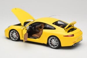 Porsche 911 991 Carrera S Racing Yellow Minichamps 1:18 100061021 Diecast - image 5 of 8