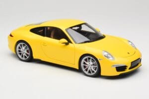 Porsche 911 991 Carrera S Racing Yellow Minichamps 1:18 100061021 Diecast - image 6 of 8