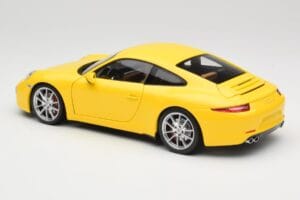 Porsche 911 991 Carrera S Racing Yellow Minichamps 1:18 100061021 Diecast - image 7 of 8