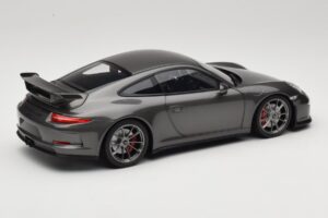 Porsche 911 991 GT3 Grey Metallic Minichamps 1:18 110062720 Diecast - image 3 of 8