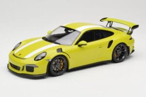 Porsche 911 991.1 GT3 RS Lizard Green & Stripes Minichamps 1:18 155066224 Diecast