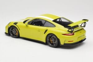 Porsche 911 991.1 GT3 RS Lizard Green & Stripes Minichamps 1:18 155066224 Diecast - image 5 of 6