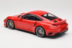 Porsche 911 991 Turbo S Guards Red Minichamps 1:18 110067122 Diecast - image 7 of 8