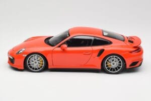 Porsche 911 991 Turbo S Lava Orange Minichamps 1:18 110067120 Diecast - image 4 of 8