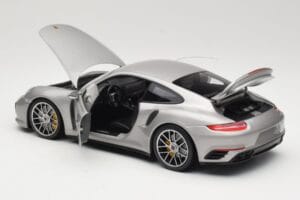 Porsche 911 991 Turbo S Silver Minichamps 1:18 113067126 Diecast - image 5 of 8