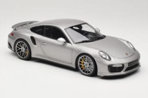 Porsche 911 991 Turbo S Silver Minichamps 1:18 113067126 Diecast - image 6 of 8