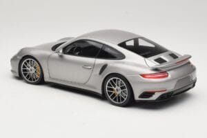 Porsche 911 991 Turbo S Silver Minichamps 1:18 113067126 Diecast - image 7 of 8