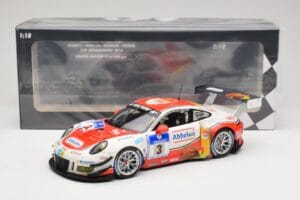 Porsche 911 991.1 GT3 R #3 Frikadelli Racing N. Siedler / K. Abbelen / S. Schmitz 24 Hours of Nurburgring 2016 Minichamps 1:1 - image 6 of 6