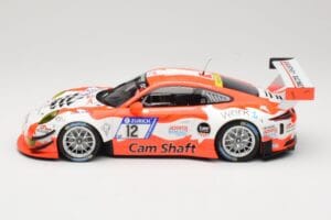 Porsche 911 991.1 GT3 R Manthey Racing #12 F. Klohs / P. Renauer 24 Hours Nurburgring 2017 Minichamps 1:18 155176912 Diecast - image 3 of 6