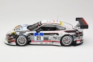 Porsche 911 991.1 GT3 R #21 WTM Racing J. Stursberg / V. Krumbach 24h Nurburgring 2016 Minichamps 1:18 155166021 Diecast - image 3 of 6