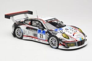 Porsche 911 991.1 GT3 R #21 WTM Racing J. Stursberg / V. Krumbach 24h Nurburgring 2016 Minichamps 1:18 155166021 Diecast - image 4 of 6
