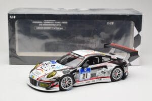 Porsche 911 991.1 GT3 R #21 WTM Racing J. Stursberg / V. Krumbach 24h Nurburgring 2016 Minichamps 1:18 155166021 Diecast - image 6 of 6
