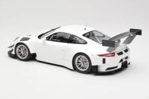 Porsche 911 991.1 GT3 R White With Silver Wheels Minichamps 1:18 153166000 Diecast - image 5 of 6