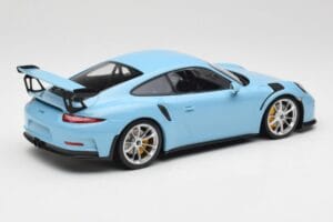 Porsche 911 991.1 GT3 RS Blue Matt Wheels Minichamps 1:18 153066235 Diecast - image 2 of 6
