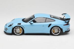 Porsche 911 991.1 GT3 RS Blue Matt Wheels Minichamps 1:18 153066235 Diecast - image 3 of 6