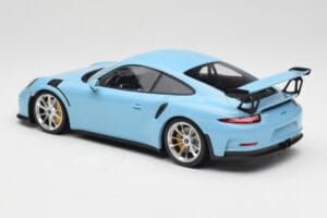 Porsche 911 991.1 GT3 RS Blue Matt Wheels Minichamps 1:18 153066235 Diecast - image 5 of 6