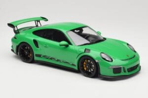 Porsche 911 991.1 GT3 RS Green Black Wheels Minichamps 1:18 153066228 Diecast - image 4 of 6