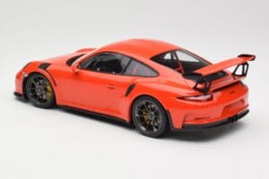 Porsche 911 991.1 GT3 RS Lava Orange Minichamps 1:18 155066220 Diecast - image 5 of 6