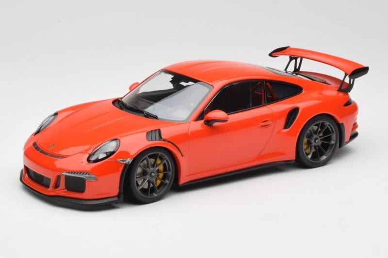 Porsche 911 991.1 GT3 RS Lava Orange Minichamps 1:18 155066220 Diecast