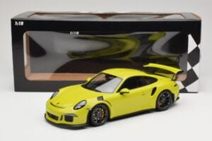 Porsche 911 991.1 GT3 RS Light Green Minichamps 1:18 155066222 Diecast - image 6 of 6