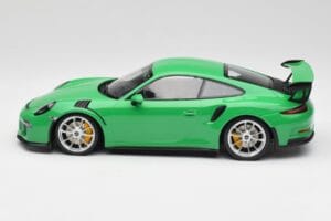 Porsche 911 991.1 GT3 RS Lizard Green & Silver Wheels Minichamps 1:18 153066229 Diecast - image 3 of 6