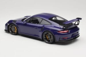 Porsche 911 991.1 GT3 RS Ultraviolet Minichamps 1:18 155066221 Diecast - image 5 of 6