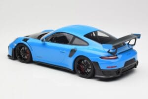 Porsche 911 991.2 GT2 RS Blue with Black Wheels Minichamps 1:18 155068308 Diecast - image 5 of 6