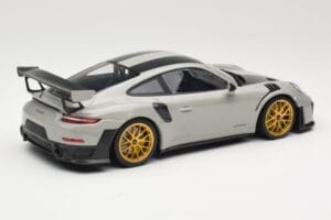 Porsche 911 991.2 GT2 RS Chalk Weissach Package Golden Wheels Minichamps 1:18 155068304 Diecast - image 2 of 6