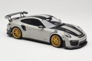 Porsche 911 991.2 GT2 RS Chalk Weissach Package Golden Wheels Minichamps 1:18 155068304 Diecast - image 4 of 6
