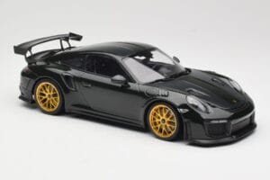 Porsche 911 991.2 GT2 RS Green Weissach Package Golden Wheels Minichamps 1:18 155068306 Diecast - image 4 of 6