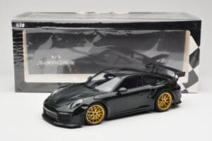 Porsche 911 991.2 GT2 RS Green Weissach Package Golden Wheels Minichamps 1:18 155068306 Diecast - image 6 of 6