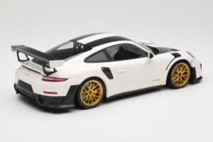Porsche 911 991.2 GT2 RS Weissach Package White With Golden Wheels Minichamps 1:18 153068308 Diecast - image 2 of 6
