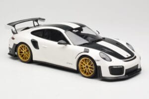 Porsche 911 991.2 GT2 RS Weissach Package White With Golden Wheels Minichamps 1:18 153068308 Diecast - image 4 of 6