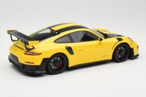 Porsche 911 991.2 GT2 RS Weissach Package Yellow with Black Wheels Minichamps 1:18 155068311 Diecast - image 2 of 6
