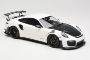 Porsche 911 991.2 GT2 RS White with Black Wheels Minichamps 1:18 155068310 Diecast - image 4 of 6